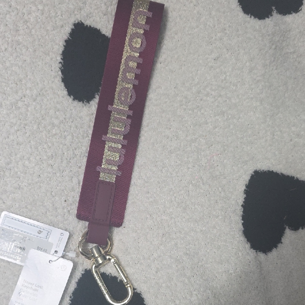 Lululemon Athletica Burgundy Key Holder